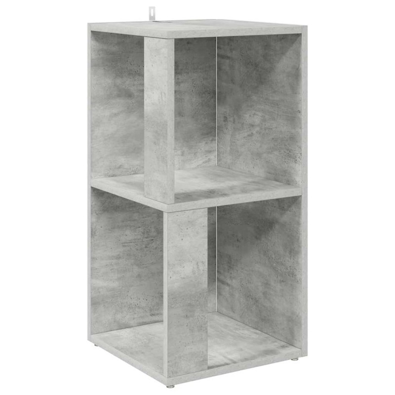 vidaXL Ντουλάπι Γωνιακό Γκρι Σκυροδέματος 33x33x67 εκ. από Επεξ. Ξύλο