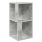 vidaXL Ντουλάπι Γωνιακό Γκρι Σκυροδέματος 33x33x67 εκ. από Μοριοσανίδα
