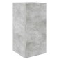 vidaXL Ντουλάπι Γωνιακό Γκρι Σκυροδέματος 33x33x67 εκ. από Μοριοσανίδα