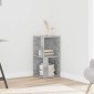vidaXL Ντουλάπι Γωνιακό Γκρι Σκυροδέματος 33x33x67 εκ. από Μοριοσανίδα