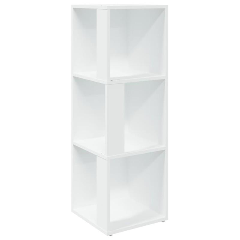 vidaXL Ντουλάπι Γωνία Λευκό 33 x 33 x 100 εκ. από Επεξ. Ξύλο