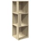 vidaXL Ντουλάπι Γωνιακό Sonoma Δρυς 33 x 33 x 100 εκ. από Μοριοσανίδα