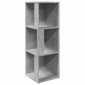 vidaXL Ντουλάπι Γωνιακό Γκρι Σκυροδέματος 33x33x100εκ. από Μοριοσανίδα