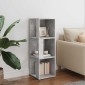 vidaXL Ντουλάπι Γωνιακό Γκρι Σκυροδέματος 33x33x100εκ. από Μοριοσανίδα
