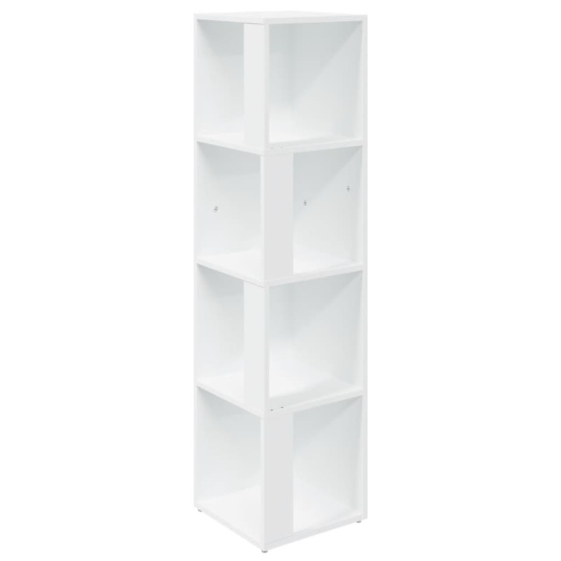 vidaXL Ντουλάπι Γωνία Λευκό 33 x 33 x 132 εκ. από Μοριοσανίδα