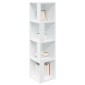 vidaXL Ντουλάπι Γωνία Λευκό 33 x 33 x 132 εκ. από Μοριοσανίδα