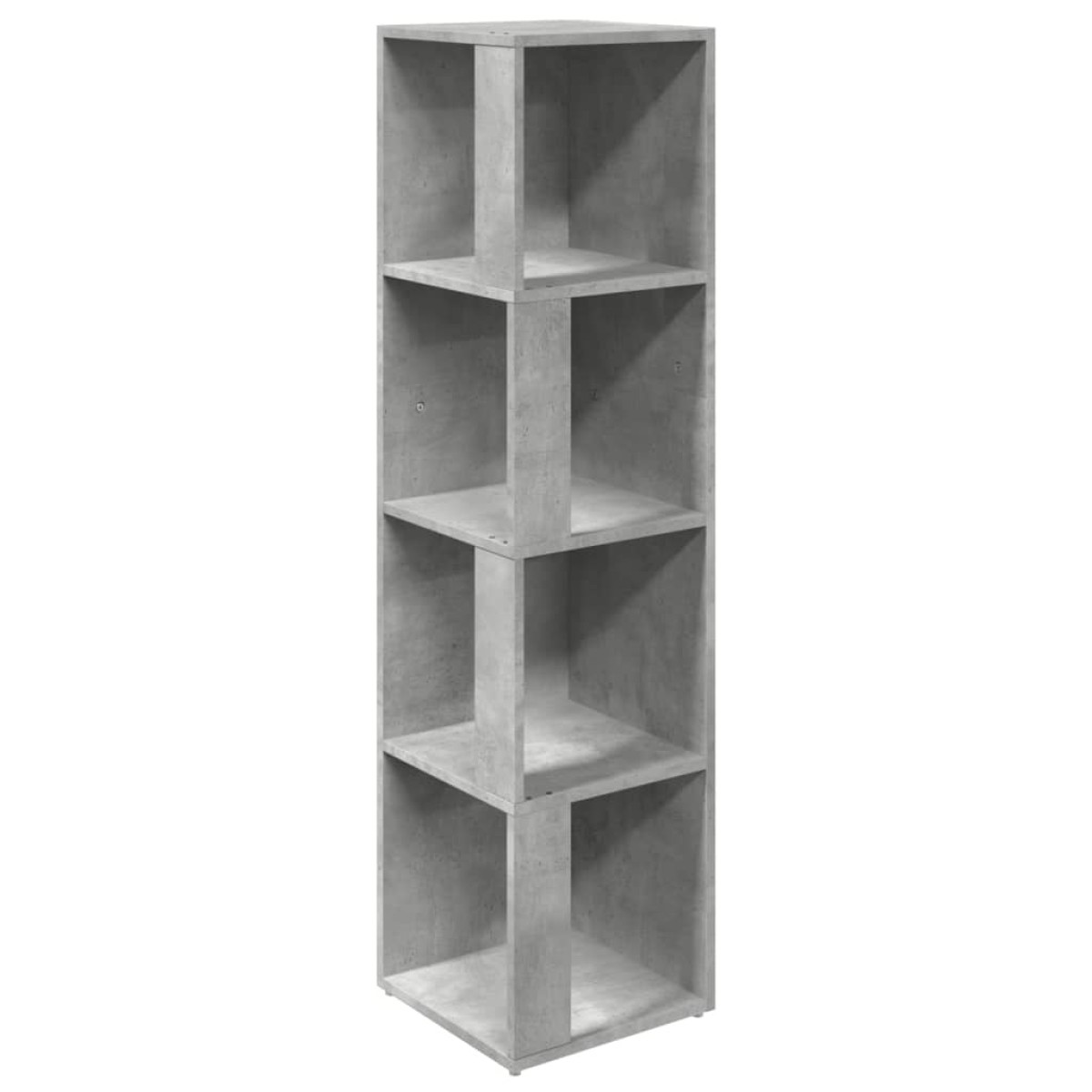 vidaXL Ντουλάπι Γωνία Γκρι Σκυρ. 33 x 33 x 132 εκ. από Μοριοσανίδα