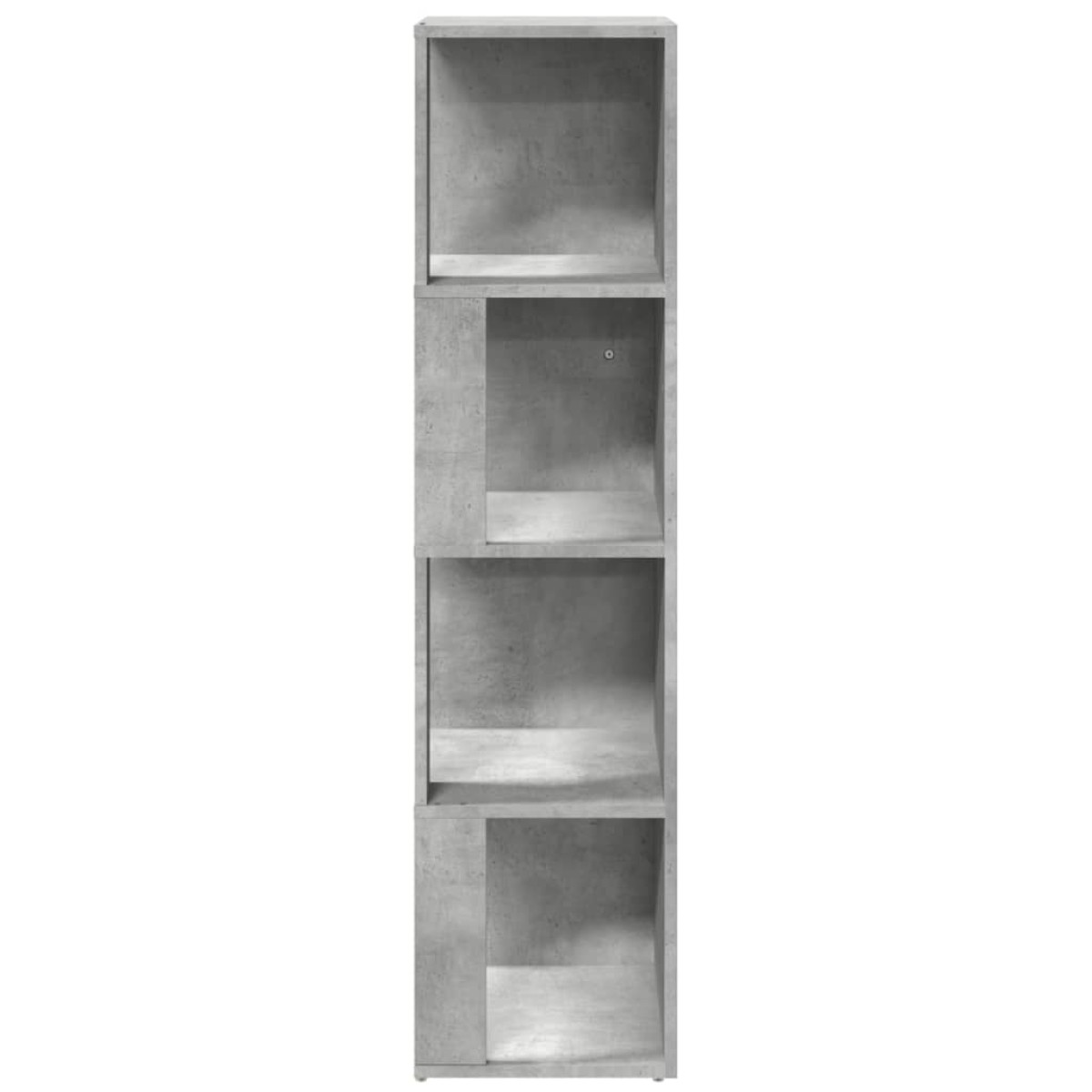 vidaXL Ντουλάπι Γωνία Γκρι Σκυρ. 33 x 33 x 132 εκ. από Μοριοσανίδα