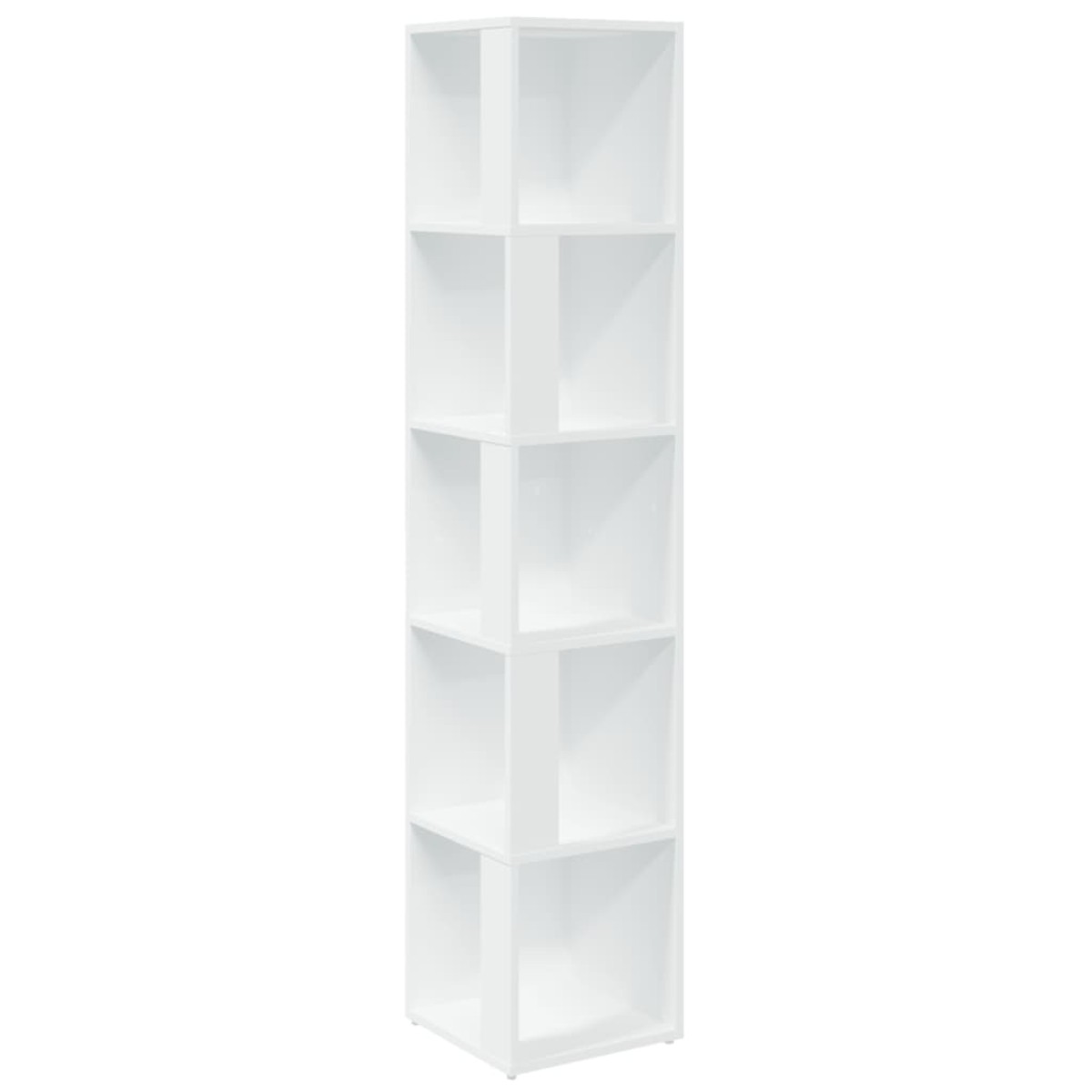 vidaXL Ντουλάπι Γωνία Λευκό 33 x 33 x 164,5 εκ. από Μοριοσανίδα