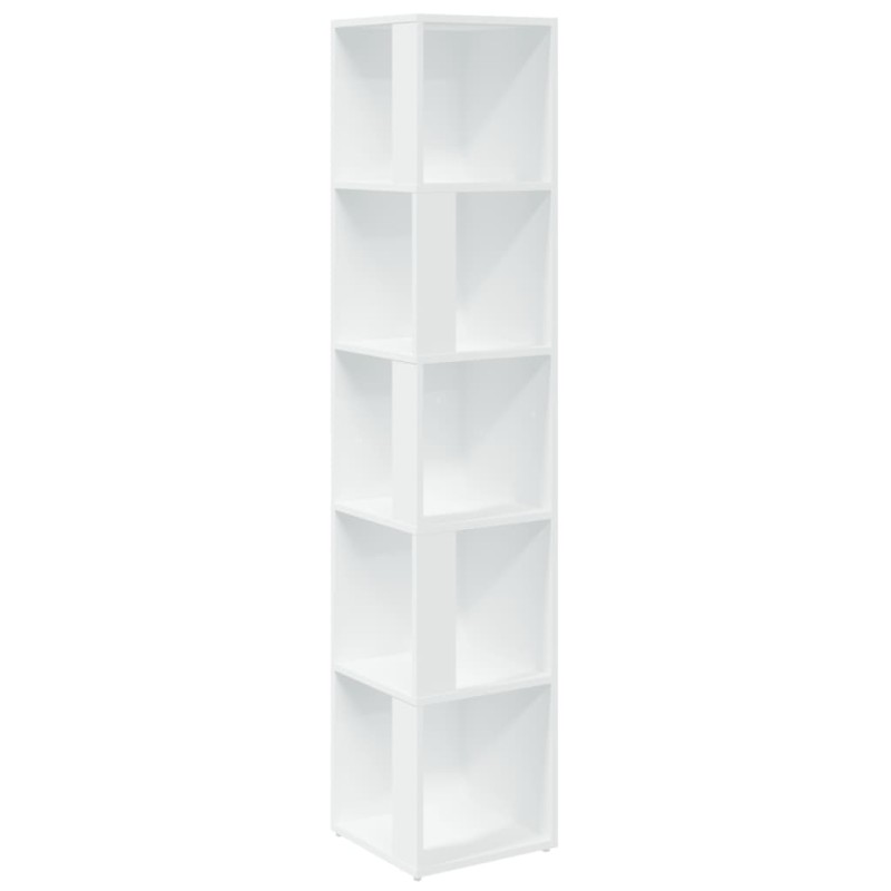 vidaXL Ντουλάπι Γωνία Λευκό 33 x 33 x 164,5 εκ. από Επεξ. Ξύλο
