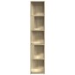 vidaXL Ντουλάπι Γωνία Sonoma Oak 33 x 33 x 164,5 εκ. από Μοριοσανίδα