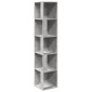 vidaXL Ντουλάπι Γωνία Γκρι Σκυρ. 33 x 33 x 164,5 εκ. από Μοριοσανίδα