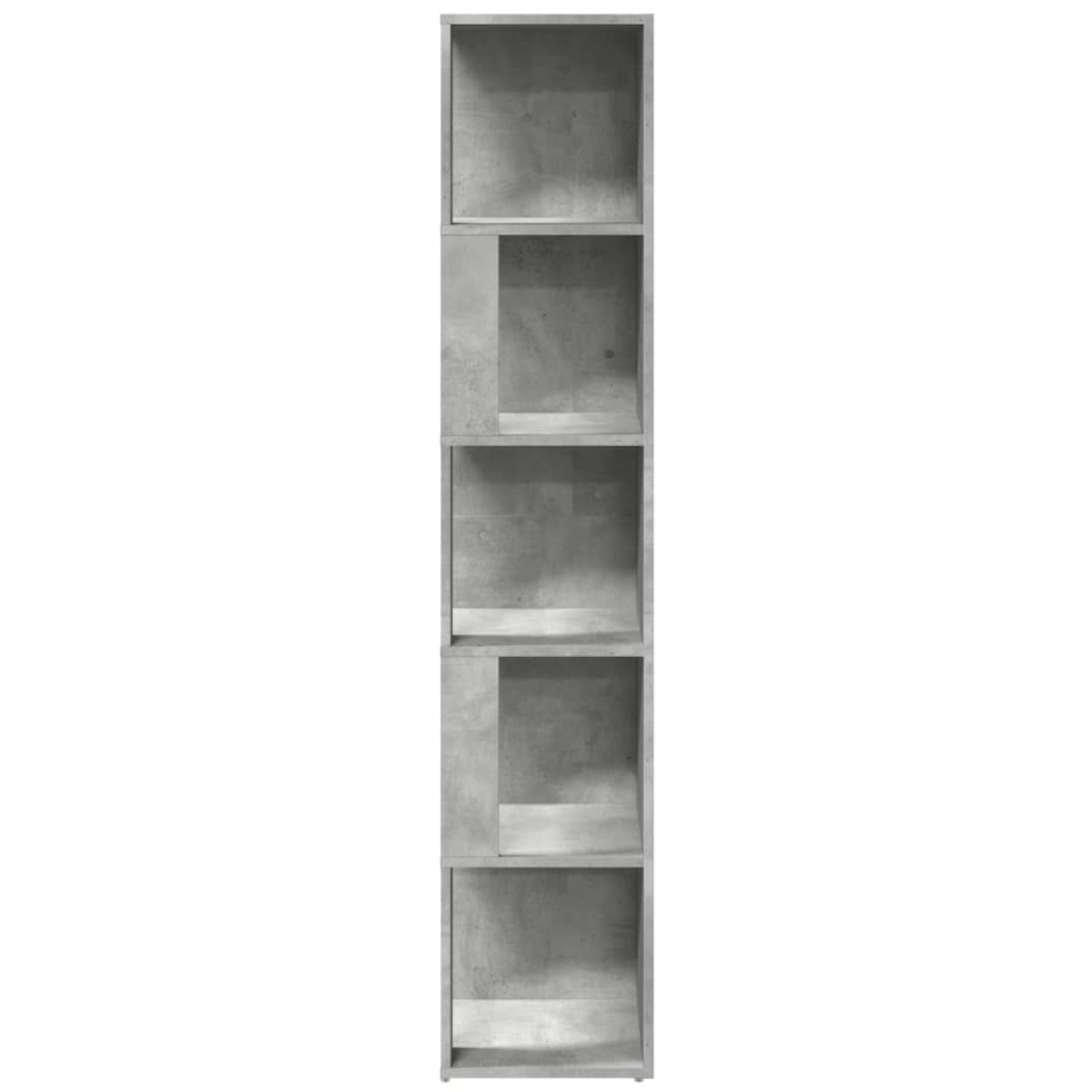 vidaXL Ντουλάπι Γωνία Γκρι Σκυρ. 33 x 33 x 164,5 εκ. από Μοριοσανίδα
