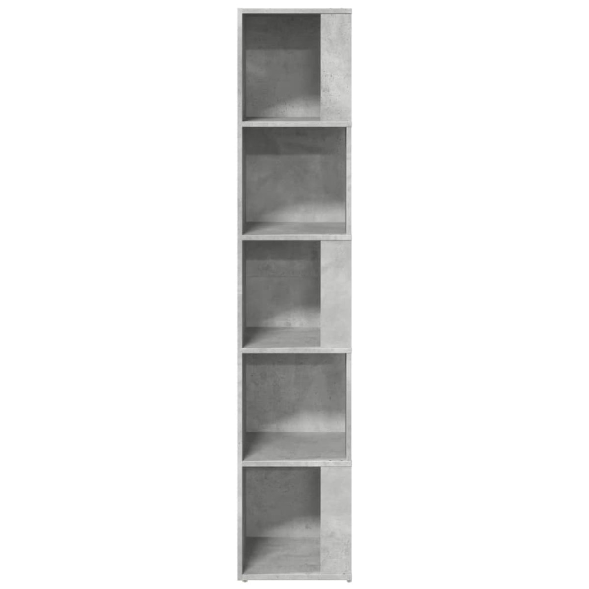 vidaXL Ντουλάπι Γωνία Γκρι Σκυρ. 33 x 33 x 164,5 εκ. από Μοριοσανίδα