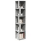 vidaXL Ντουλάπι Γωνία Γκρι Σκυρ. 33 x 33 x 164,5 εκ. από Μοριοσανίδα