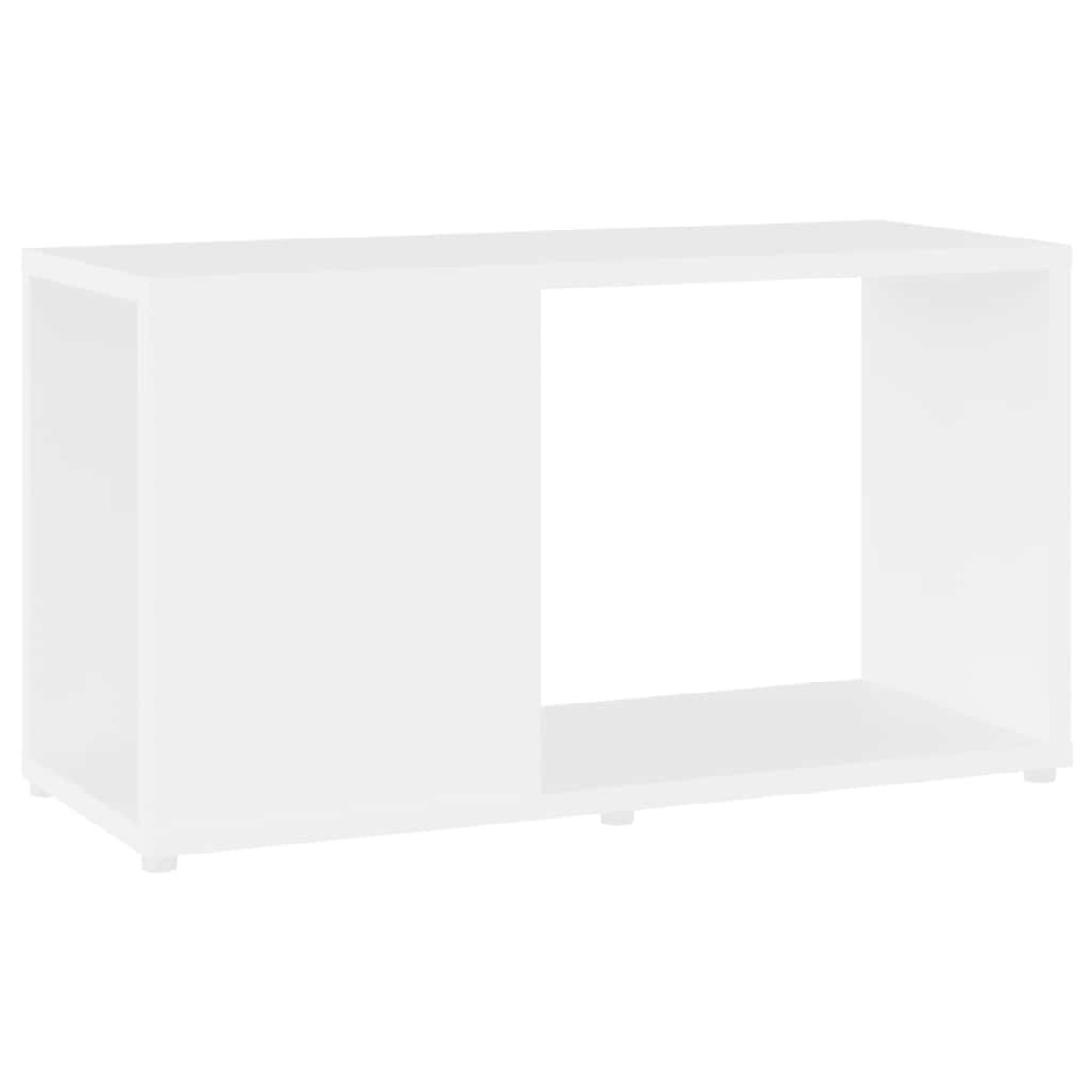 vidaXL Έπιπλο Τηλεόρασης Λευκό 60 x 24 x 32 εκ. από Μοριοσανίδα