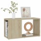 vidaXL Έπιπλο Τηλεόρασης Sonoma Oak 60 x 24 x 32 εκ. από Μοριοσανίδα