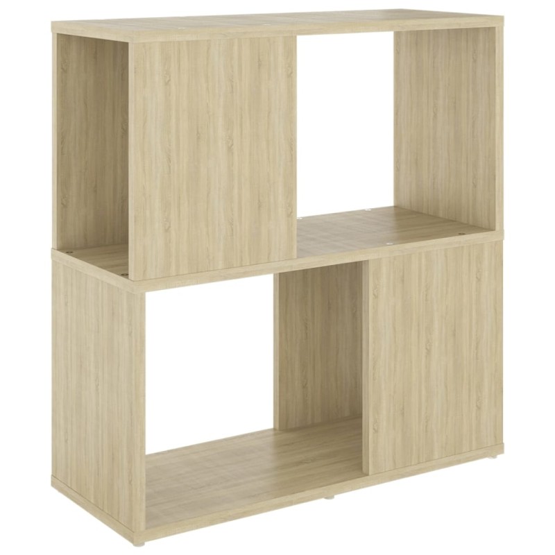 vidaXL Βιβλιοθήκη Sonoma Δρυς 60 x 24 x 63 εκ. Μοριοσανίδα
