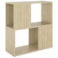 vidaXL Βιβλιοθήκη Sonoma Δρυς 60 x 24 x 63 εκ. Μοριοσανίδα