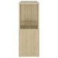 vidaXL Βιβλιοθήκη Sonoma Δρυς 60 x 24 x 63 εκ. Μοριοσανίδα