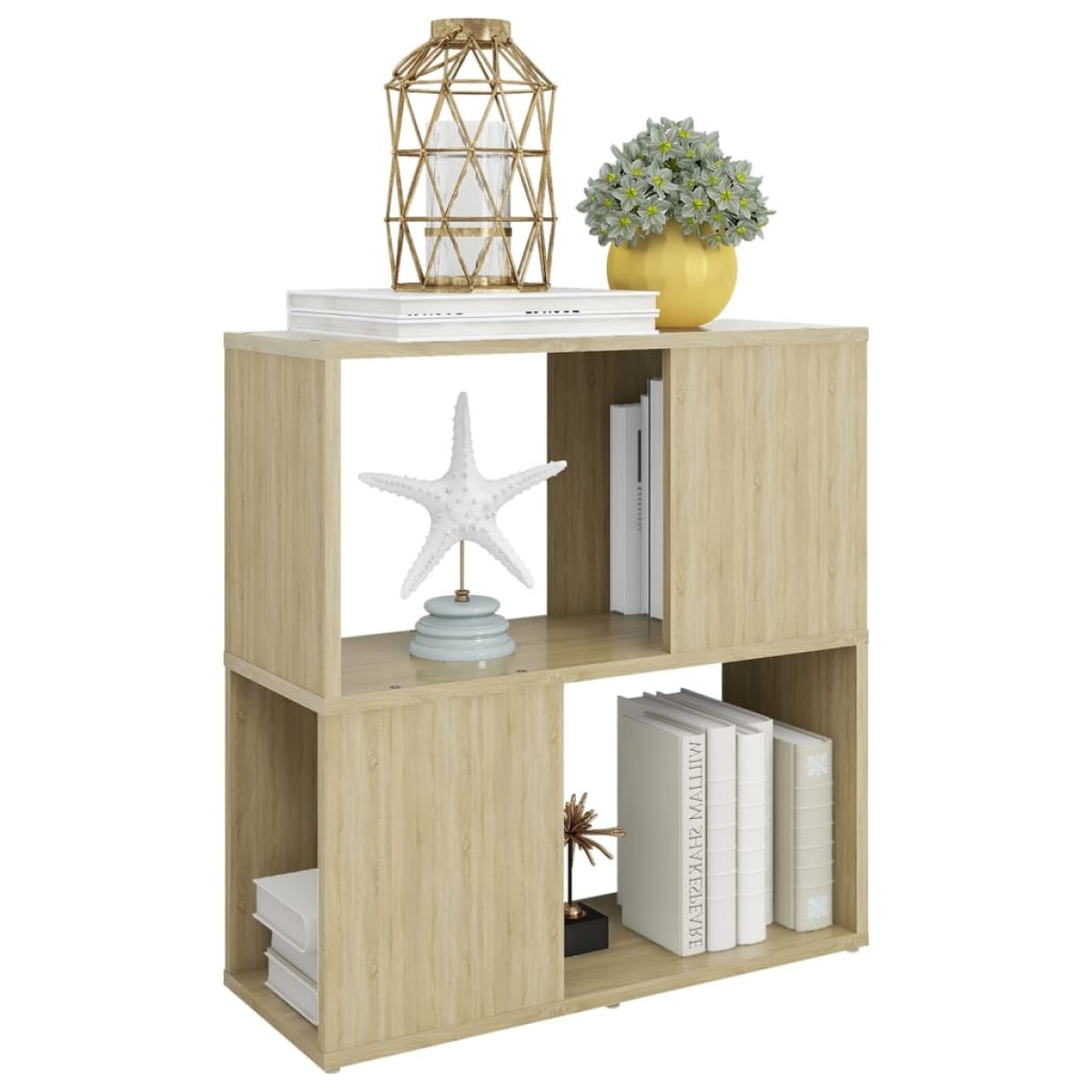 vidaXL Βιβλιοθήκη Sonoma Δρυς 60 x 24 x 63 εκ. Μοριοσανίδα