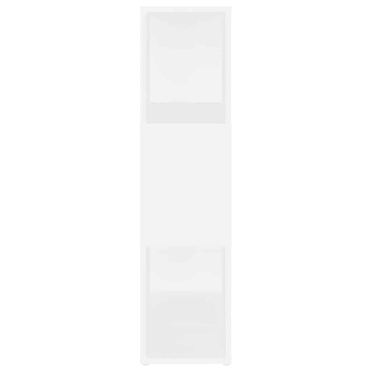 vidaXL Βιβλιοθήκη/Διαχωριστικό Χώρου Λευκό 60x24x94 εκ. Μοριοσανίδα