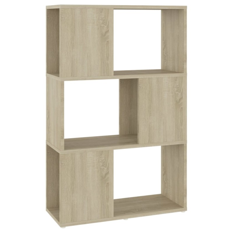 vidaXL Βιβλιοθήκη/Διαχωριστικό Χώρου Sonoma Δρυς 60x24x94 εκ. Μοριοσ.