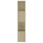 vidaXL Βιβλιοθήκη/Διαχωριστικό Χώρου Sonoma Δρυς 60x24x124,5εκ Μοριοσ.