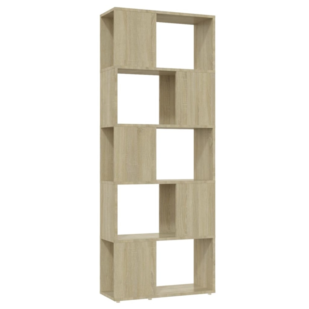 vidaXL Βιβλιοθήκη/Διαχωριστικό Χώρου Sonoma Δρυς 60x24x155 εκ.