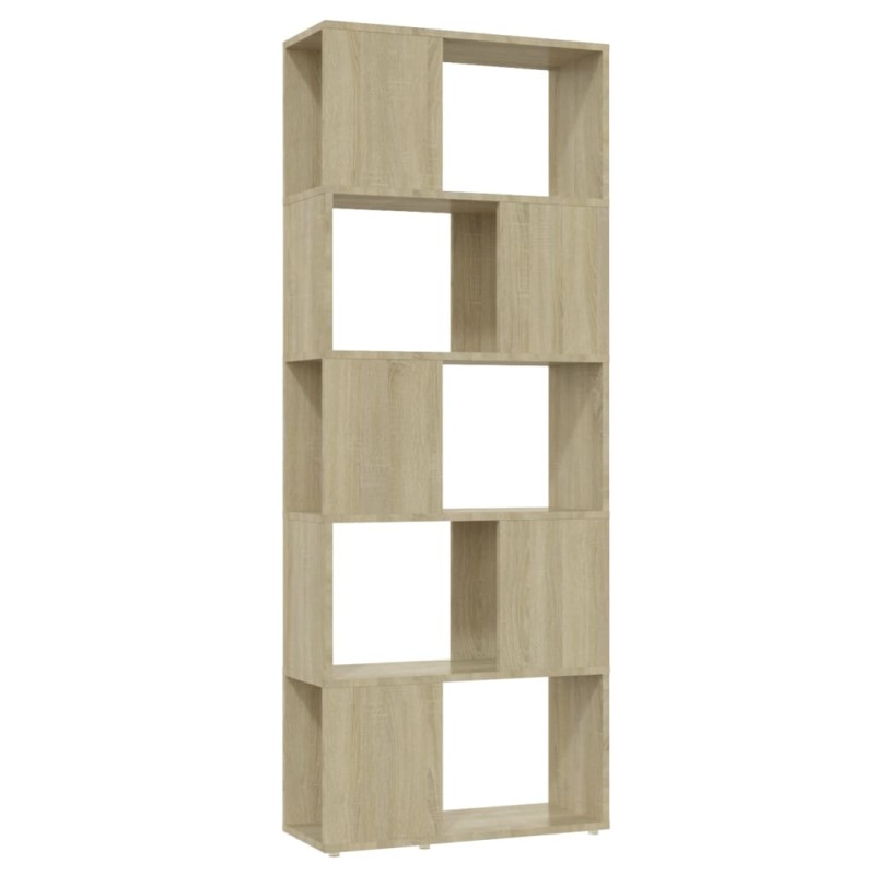 vidaXL Βιβλιοθήκη/Διαχωριστικό Χώρου Sonoma Δρυς 60x24x155 εκ.