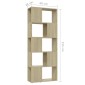 vidaXL Βιβλιοθήκη/Διαχωριστικό Χώρου Sonoma Δρυς 60x24x155 εκ.