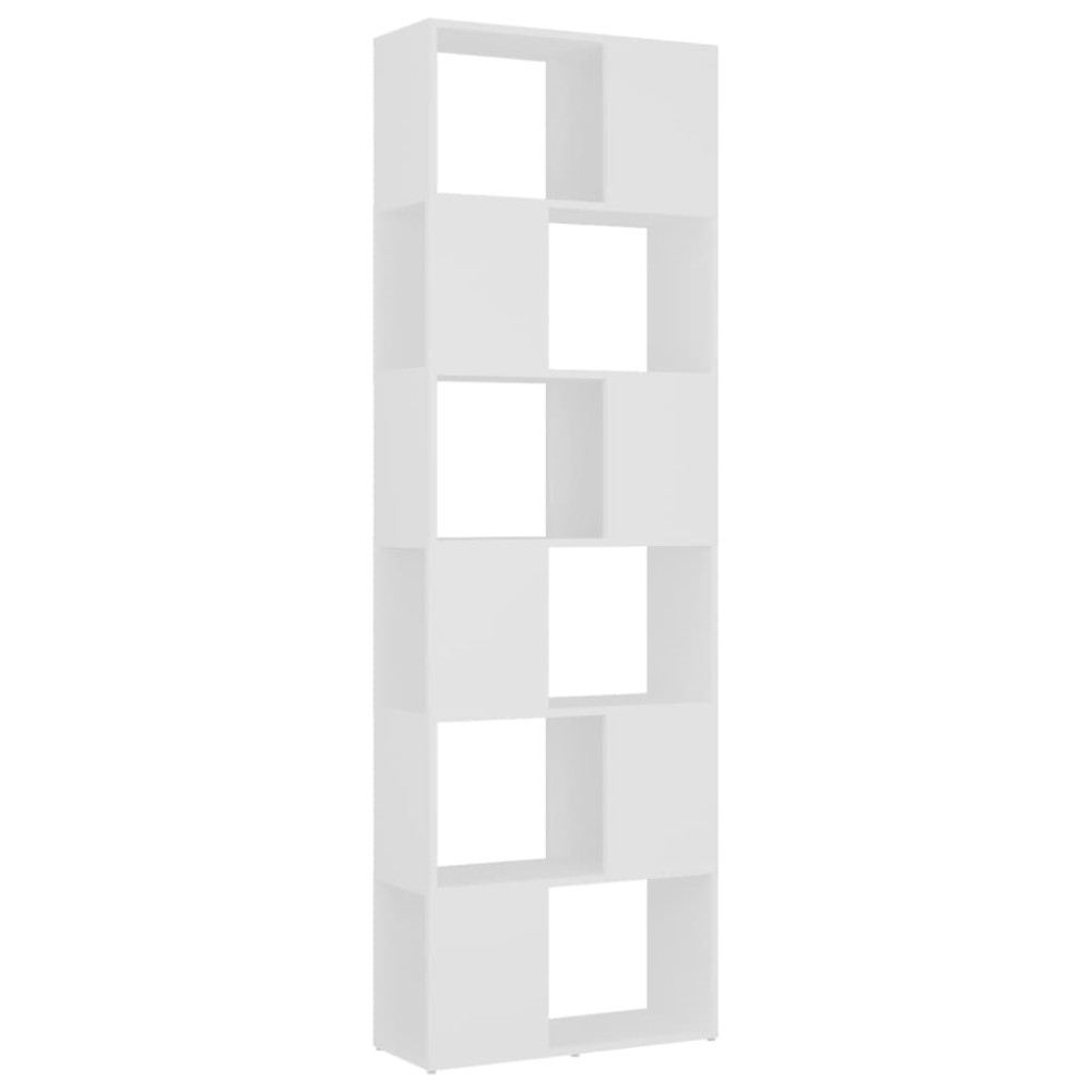 vidaXL Βιβλιοθήκη/Διαχωριστικό Χώρου Λευκό 60 x 24 x 186 εκ.