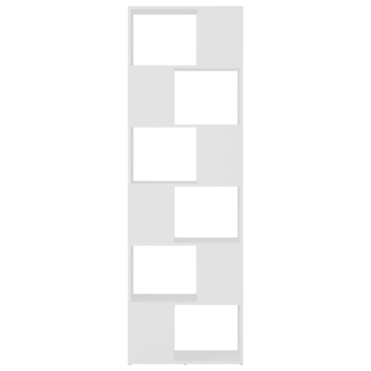 vidaXL Βιβλιοθήκη/Διαχωριστικό Χώρου Λευκό 60 x 24 x 186 εκ.