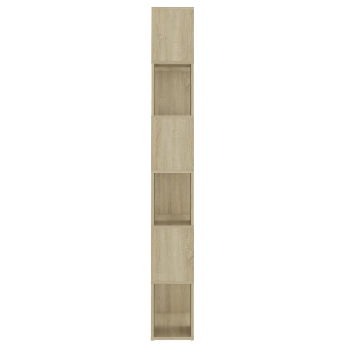 vidaXL Βιβλιοθήκη/Διαχωρισ. Χώρου Sonoma Δρυς 60x24x186εκ. Μοριοσανίδα