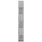 vidaXL Βιβλιοθήκη/Διαχωρισ. Χώρου Γκρι Σκυρ. 60x24x186 εκ. Μοριοσανίδα