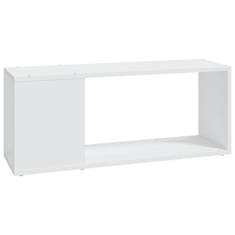 vidaXL Έπιπλο Τηλεόρασης Λευκό 80 x 24 x 32 εκ. από Επεξ. Ξύλο