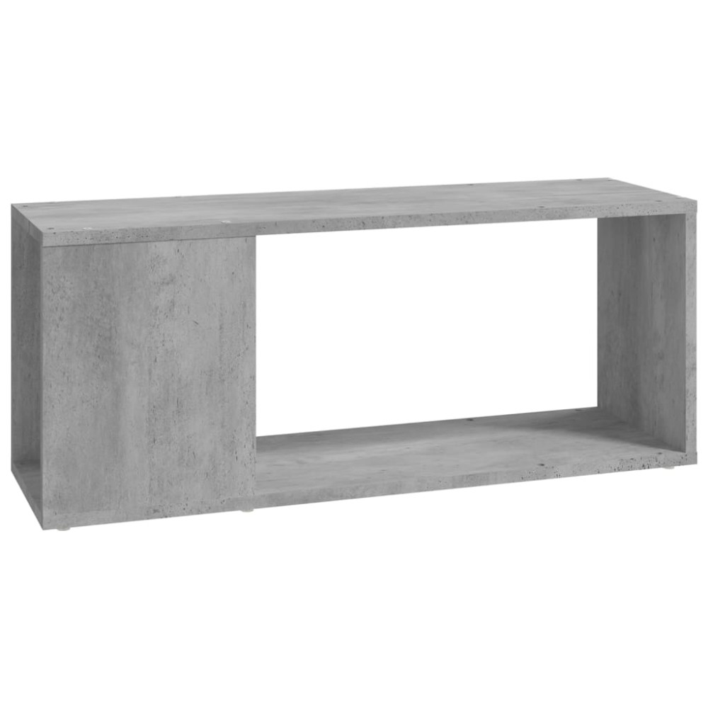 vidaXL Έπιπλο Τηλεόρασης Γκρι Σκυροδέματος 80x24x32 εκ. Μοριοσανίδα