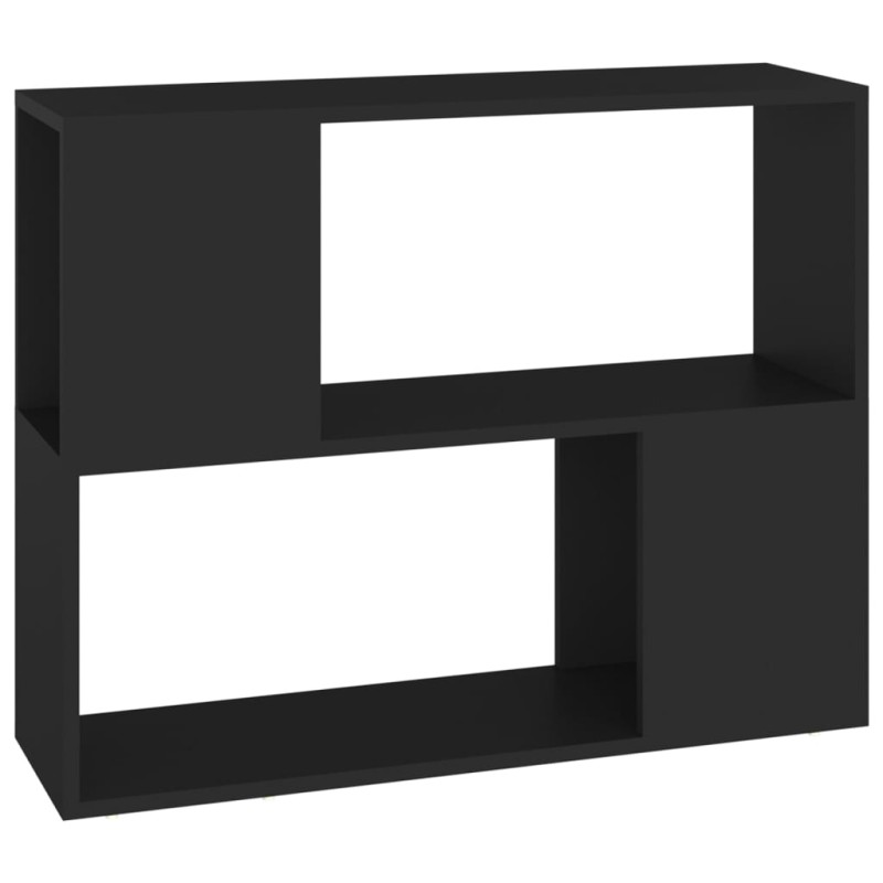 vidaXL Έπιπλο Τηλεόρασης Μαύρο 80 x 24 x 63 εκ. από Επεξ. Ξύλο