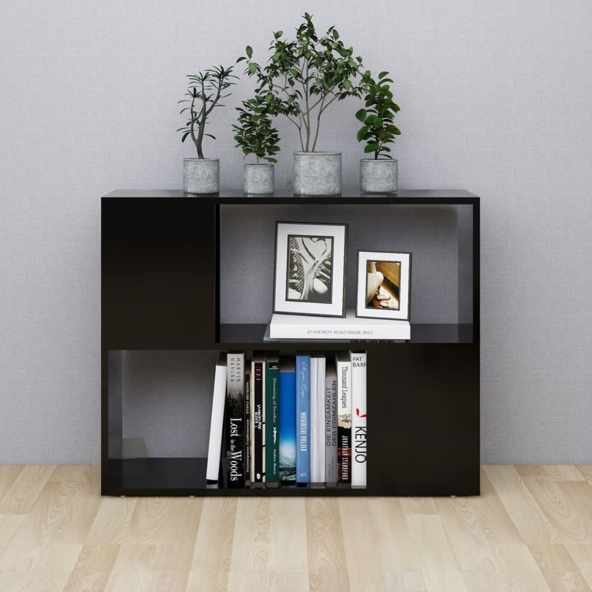 vidaXL Έπιπλο Τηλεόρασης Μαύρο 80 x 24 x 63 εκ. από Μοριοσανίδα