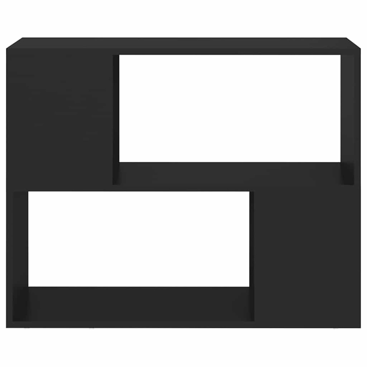 vidaXL Έπιπλο Τηλεόρασης Μαύρο 80 x 24 x 63 εκ. από Μοριοσανίδα