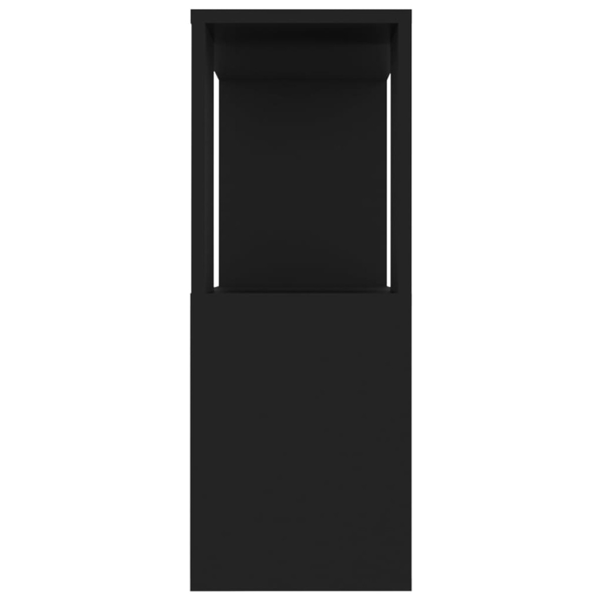 vidaXL Έπιπλο Τηλεόρασης Μαύρο 80 x 24 x 63 εκ. από Μοριοσανίδα