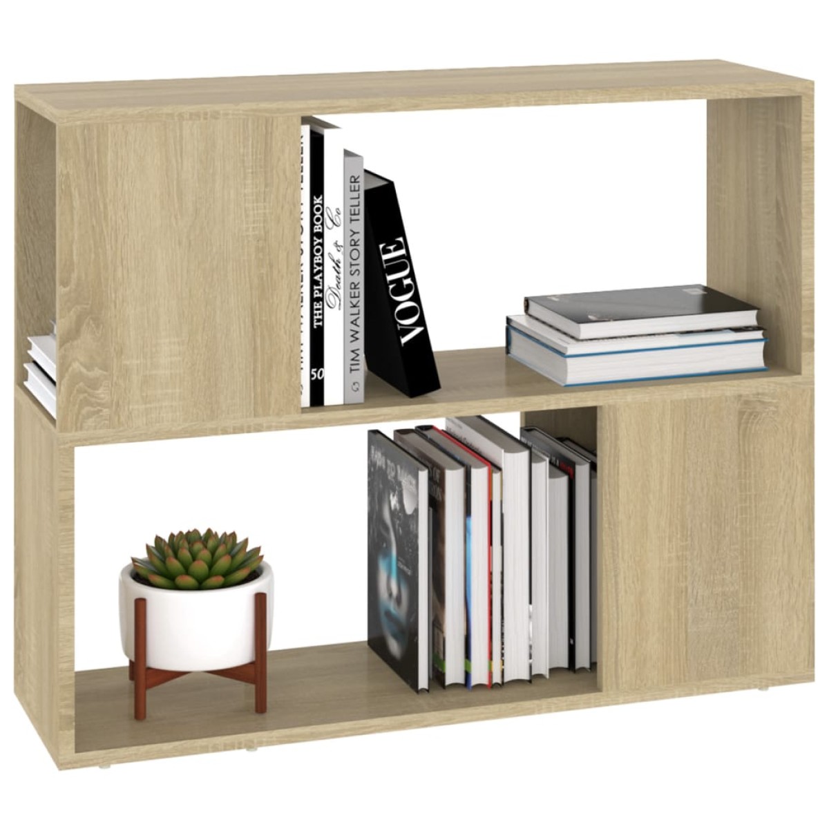 vidaXL Έπιπλο Τηλεόρασης Sonoma Δρυς 80 x 24 x 63 εκ. από Μοριοσανίδα