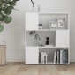 vidaXL Βιβλιοθήκη/Διαχωριστικό Χώρου Λευκό 80x24x94 εκ. Μοριοσανίδα