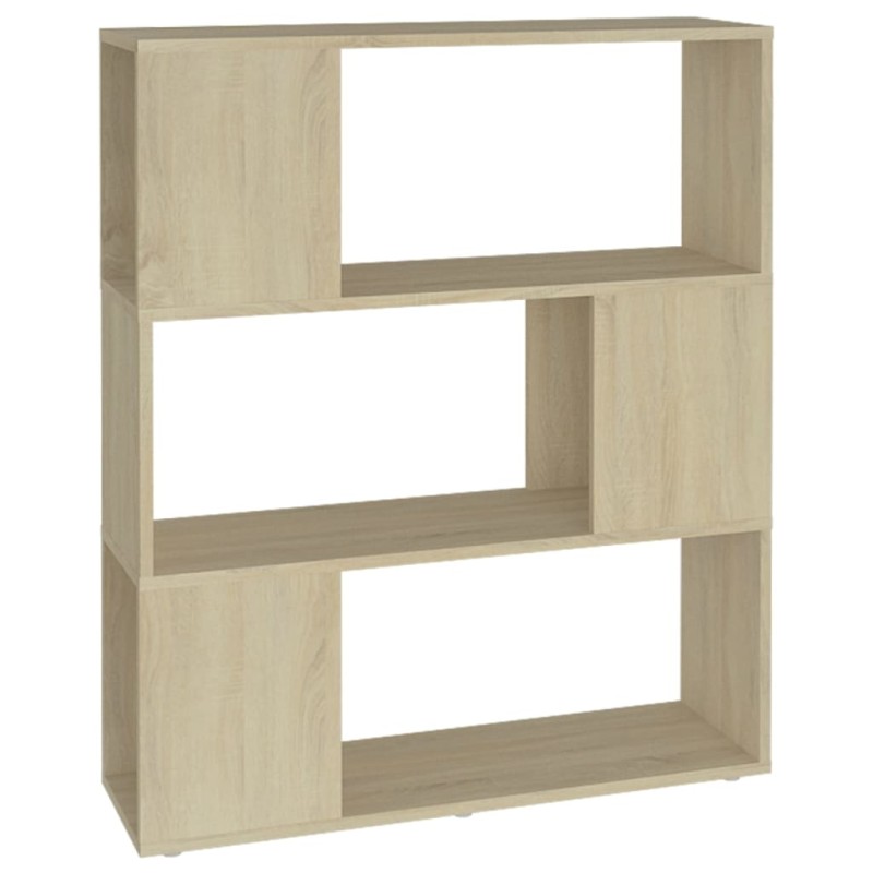 vidaXL Βιβλιοθήκη/Διαχωριστικό Sonoma Δρυς 80x24x94 εκ. Μοριοσανίδα