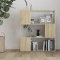 vidaXL Βιβλιοθήκη/Διαχωριστικό Sonoma Δρυς 80x24x94 εκ. Μοριοσανίδα