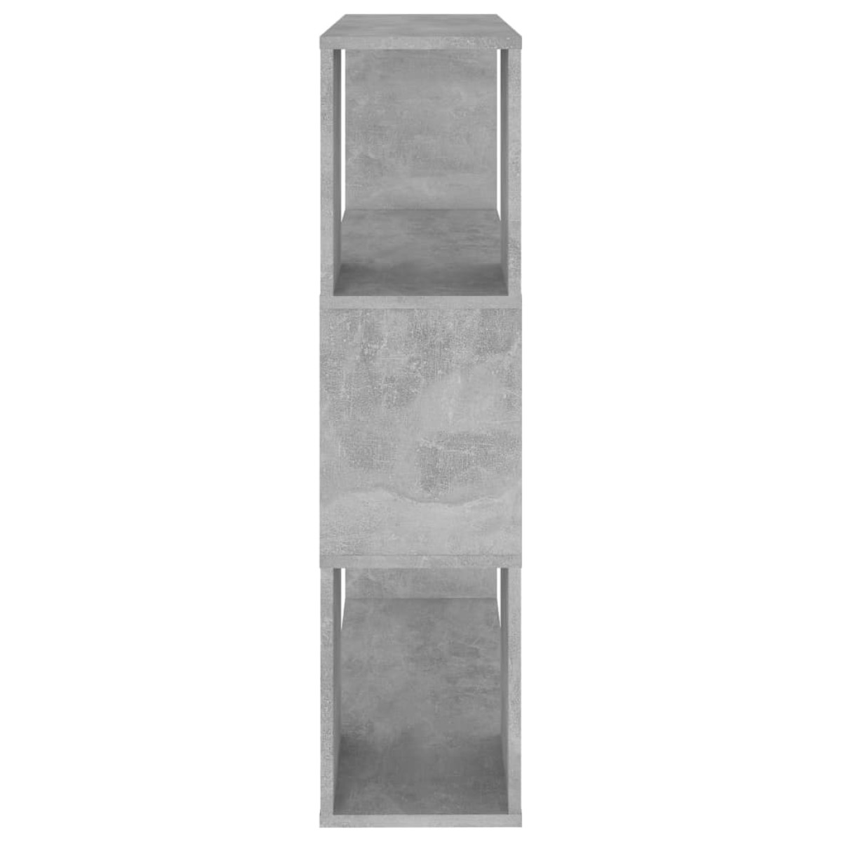 vidaXL Βιβλιοθήκη/Διαχωριστ. Χώρου Γκρι Σκυρ. 80x24x94 εκ. Μοριοσανίδα