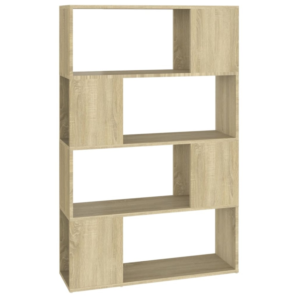 vidaXL Βιβλιοθήκη/Διαχωριστικό Χώρου Sonoma Δρυς 80x24x124,5εκ Μοριοσ.