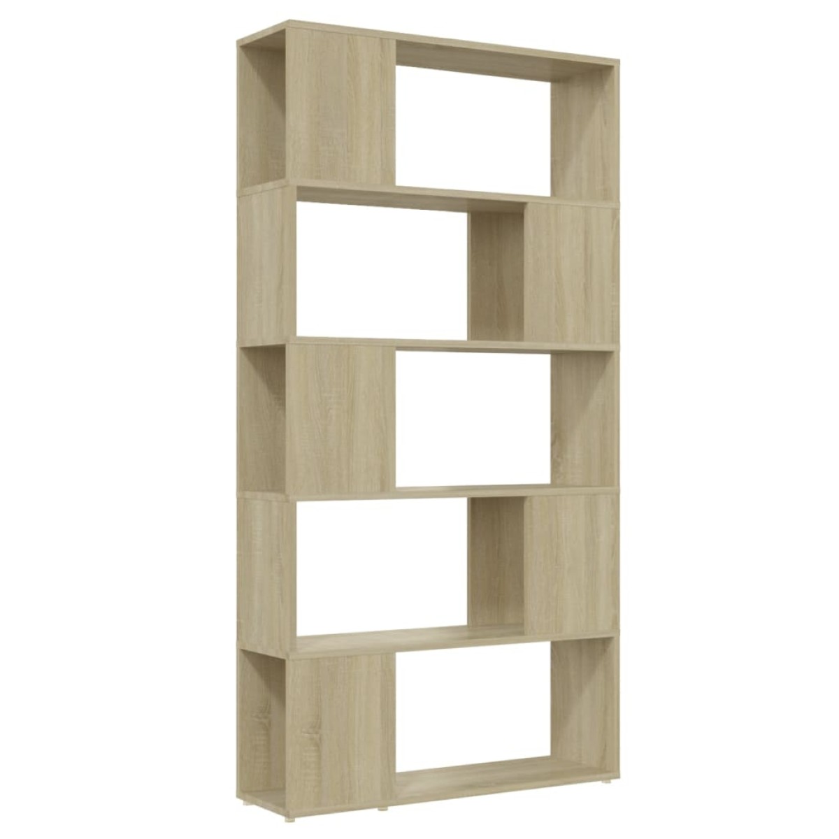 vidaXL Βιβλιοθήκη/Διαχωριστικό Χώρου Sonoma Δρυς 80x24x155 εκ. Μοριοσ.