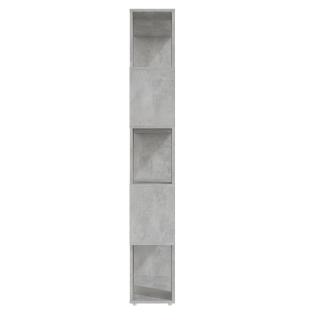 vidaXL Βιβλιοθήκη/Διαχωριστικό Γκρι Σκυροδ. 80x24x155 εκ. Μοριοσανίδα