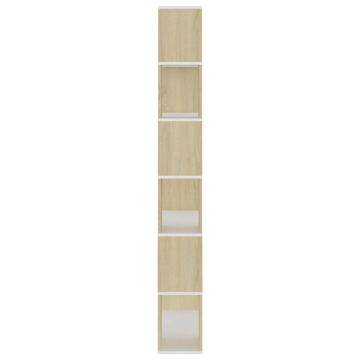 vidaXL Βιβλιοθήκη/Διαχωρ. Χώρου Sonoma Δρυς 80x24x186 εκ. Μοριοσανίδα